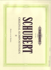 Schubert Piano Duets (original Compositions) Vol 2 Sheet Music Songbook