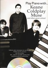 Play Piano With Keane Coldplay Muse & Others Bk/cd Sheet Music Songbook