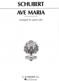 Schubert Ave Maria Piano St10124 Sheet Music Songbook