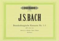 Bach Brandenburg Concertos 1-3 Bwv1046-1048 Duet Sheet Music Songbook