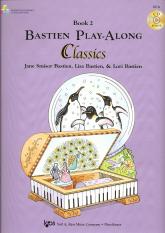 Bastien Play-along Classics Book 2 + Cd Piano Sheet Music Songbook