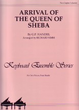Handel Arrival Of The Queen Of Sheba 2 Pianos Sheet Music Songbook