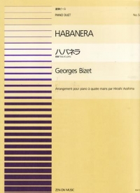 Bizet Habanera Piano Duet Sheet Music Songbook