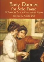 Easy Dances For Solo Piano Sheet Music Songbook