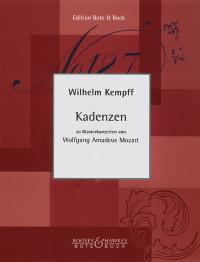 Kempff Kadenzen Zu Klavierkonzerten Von Mozart Sheet Music Songbook