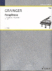 Grainger Paraphrase On Tchaikovskys Flower Waltz Sheet Music Songbook