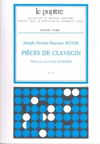 Royer Pieces For Clavichord Piano/harpsichord Sheet Music Songbook