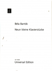 Bartok 9 Little Piano Pieces Piano Sheet Music Songbook