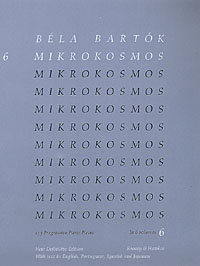 Bartok Mikrokosmos Vol 6 Eng/port/span/jap Sheet Music Songbook