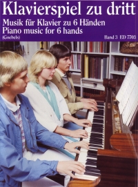 Klavierspiel Zu Dritt Vol 3 Goebels 6 Hands Sheet Music Songbook