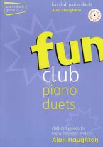 Fun Club Piano Duets Grade 2-3 Haughton Book/cd Sheet Music Songbook
