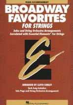 Broadway Favourites Strings Conley Piano Accompani Sheet Music Songbook