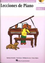 Lecciones De Piano Libro 2 Book/cd Hal Leonard Sheet Music Songbook