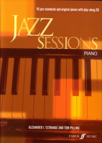 Jazz Sessions Piano Book & Cd Sheet Music Songbook