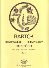 Bartok Rhapsody For Piano And Orchestra Sheet Music Songbook