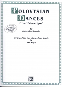 Borodin Polovstian Dance 2 Pianos Sheet Music Songbook