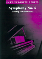 Beethoven Symphony No 5 Easy Favourites Piano Sheet Music Songbook