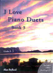 I Love Piano Duets Book 3 Bullard Bk & Cd Sheet Music Songbook