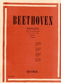 Beethoven Sonatas Vol 2 Casella Piano Sheet Music Songbook