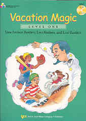 Bastien Vacation Magic Level 1 Book & Cd Piano Sheet Music Songbook
