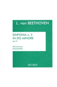Beethoven Symphony No 5 Op67 Cmin Pozzoli Piano Sheet Music Songbook