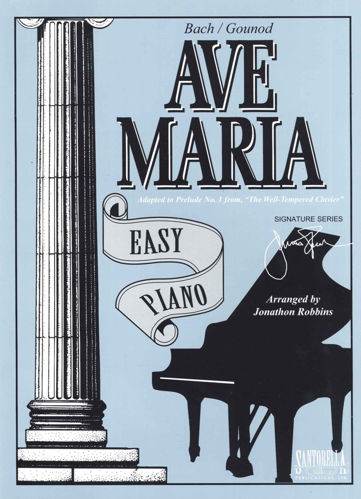Bach Ave Maria Gounod Easy Favourites Series Sheet Music Songbook