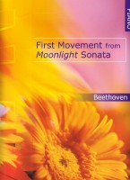 Beethoven Moonlight Sonata First Movement Piano Sheet Music Songbook