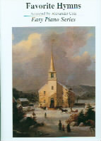 Favourite Hymns Easy Sacred Piano Sheet Music Songbook