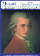 Mozart Classic Composer Intermediate To Advanced 2 Sheet Music Songbook