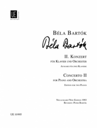 Bartok Concerto No 2 2 Piano/4 Hands Sheet Music Songbook