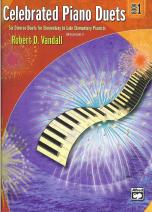 Celebrated Piano Duets Book 1 Vandall Sheet Music Songbook