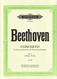 Beethoven Concerto No 4 G Op58 2piano 4 Hands Sheet Music Songbook
