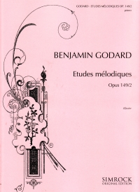 Godard Etudes Melodiques Op149/2 Piano Sheet Music Songbook
