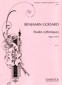 Godard Etudes Rythmiques Op149/3 Piano Sheet Music Songbook