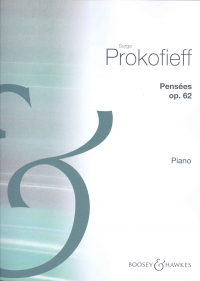 Prokofiev Pensees Op62 Piano Solo Sheet Music Songbook