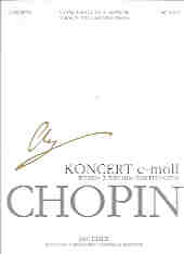 Chopin Concerto Emin 2 Pianos (urtext) Sheet Music Songbook