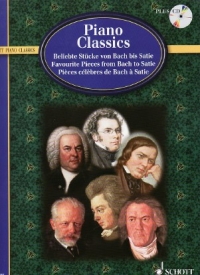Piano Classics Favourites From Bach To Satie/audio Sheet Music Songbook