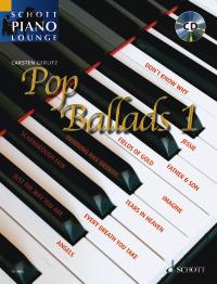 Pop Ballads Schott Piano Lounge Book/cd Sheet Music Songbook