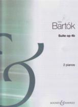 Bartok Suite Op4b For 2 Pianos Sheet Music Songbook