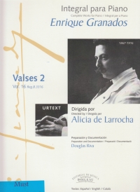 Granados Complete Works For Piano Vol16 Valses 2 Sheet Music Songbook