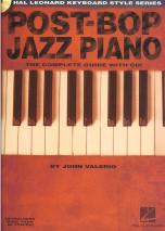 Post-bop Jazz Piano Valerio Book/cd Sheet Music Songbook
