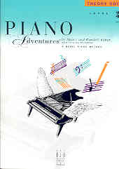 Piano Adventures Theory Book Level 3a Sheet Music Songbook