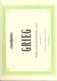 Grieg Peer Gynt Suite Op46 & 55 No1&2 Piano Duet Sheet Music Songbook