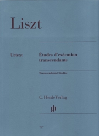 Liszt Transcendental Studies Urtext Piano Sheet Music Songbook