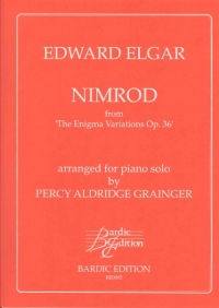 Elgar Nimrod Grainger Piano Sheet Music Songbook