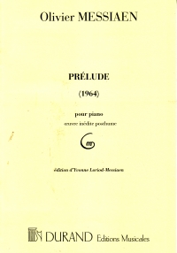 Messiaen Prelude (1964) For Piano Sheet Music Songbook