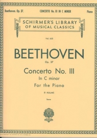 Beethoven Concerto No 3 Cmin Op37 Sheet Music Songbook