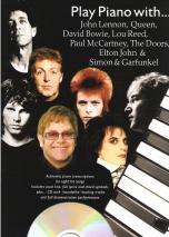 Play Piano With John Lennon Queen David Bowie + Cd Sheet Music Songbook