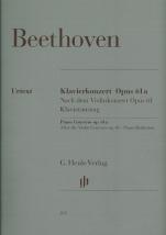Beethoven Concerto Op61a (after Vn Conc Op61) 2 Pf Sheet Music Songbook