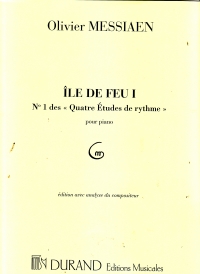 Messiaen Ile De Feu 1 Piano Sheet Music Songbook